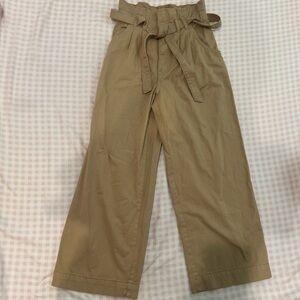 H&M Beige Paperbag Style Pants